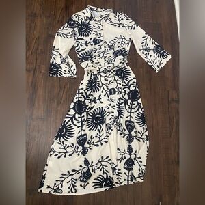 Sunday Up Wrap Tie Maxi Dress